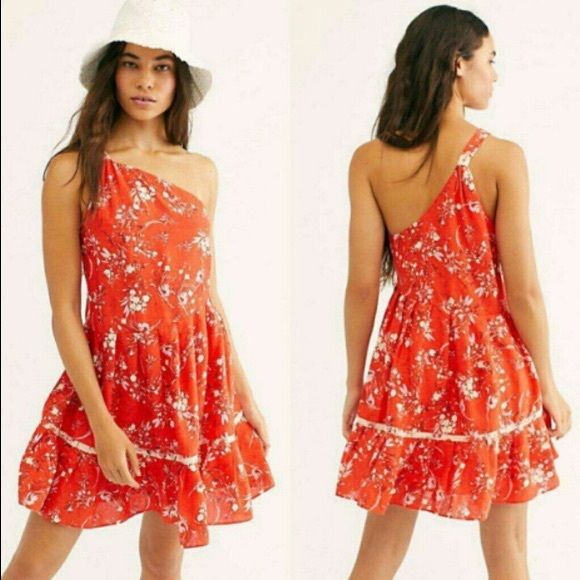 Free People Dresses & Skirts - Free People All Mine Mini Dress Large L Orange New